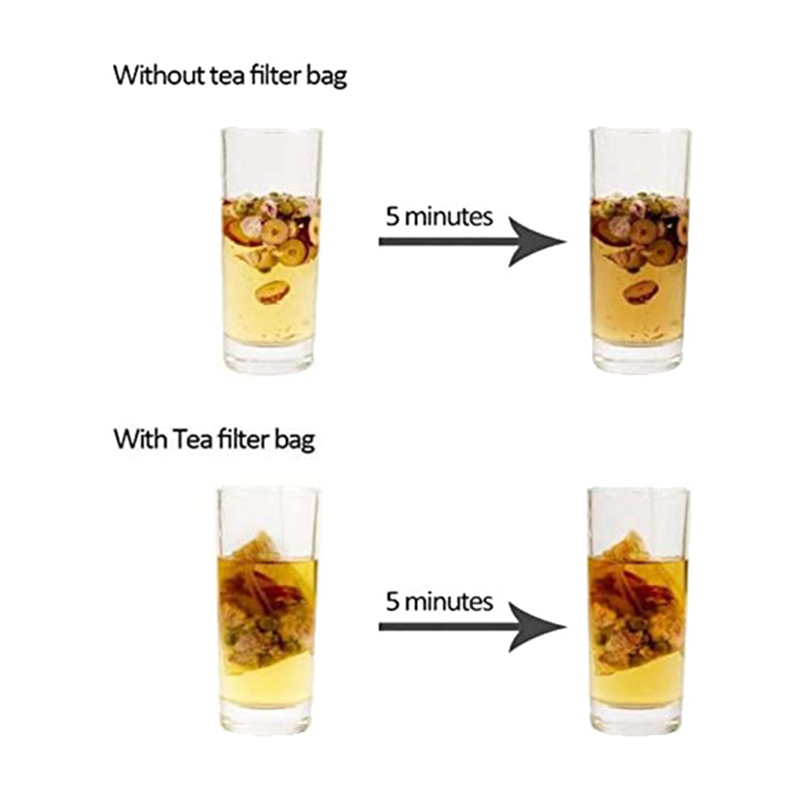 Coffee Tea Leaf - AT19-6000 Pack theefilterzakken, wegwerp papieren theezakje