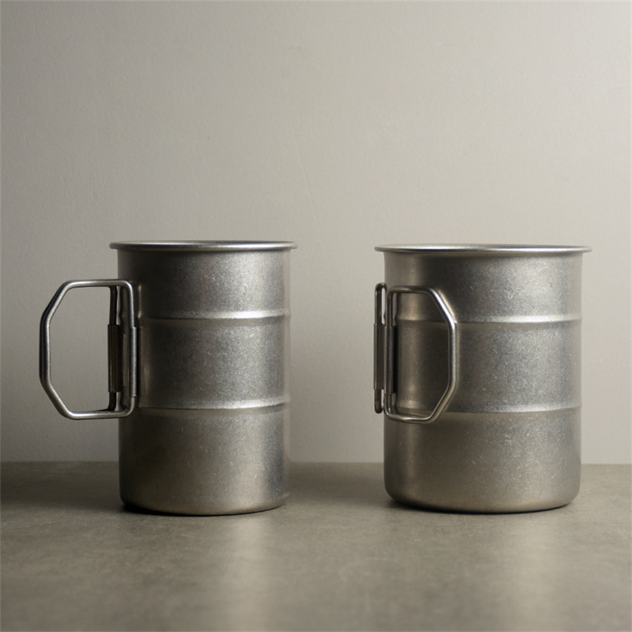 Coffee Tea And Sugar Canister Set - Vintage Outdoor Camping Cup Opvouwbare draagbare