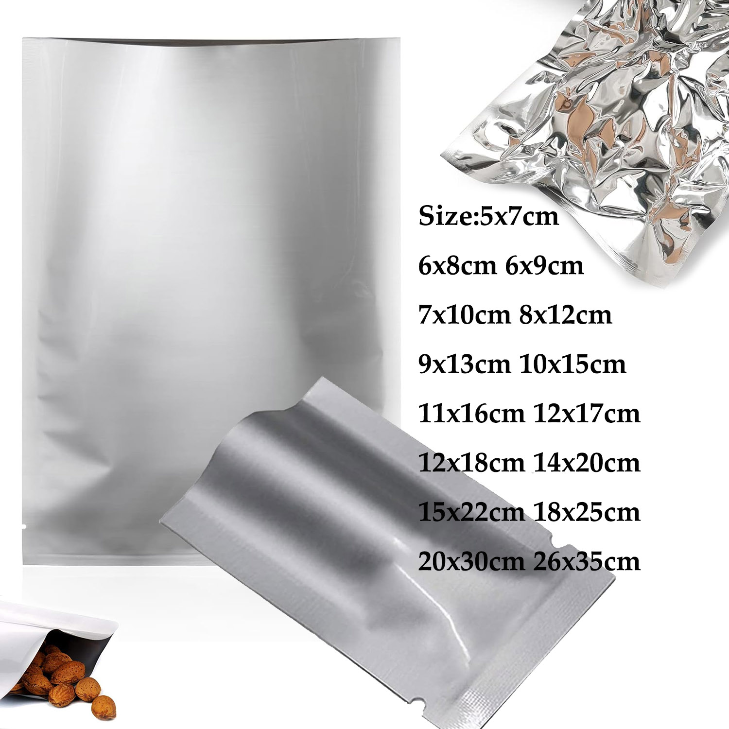 Coffee Tea Etc - 10 ~ 200 STUKS Gealuminiseerde verpakkingszakken