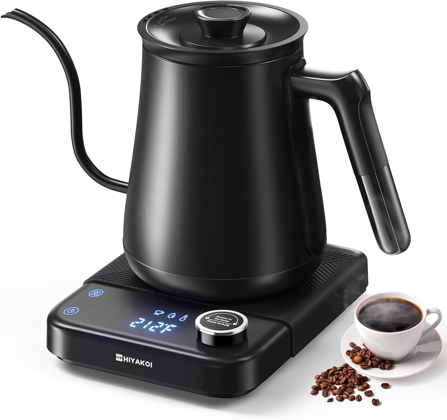 Tea And Coffee Kettle - Elektrische waterkoker met zwanenhals met ±1