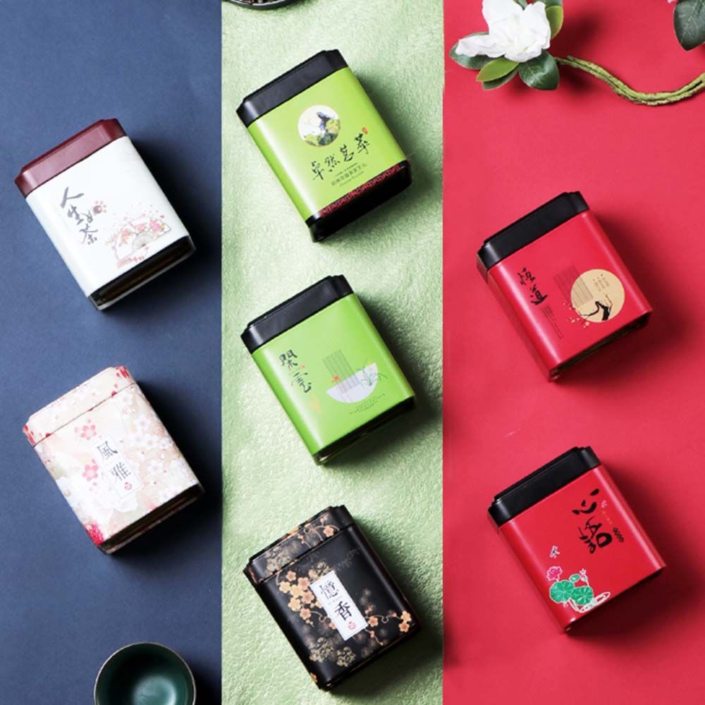 Coffee Tea And Sugar Canister Set - Mini kleine keukenopbergdoos met deksel voor