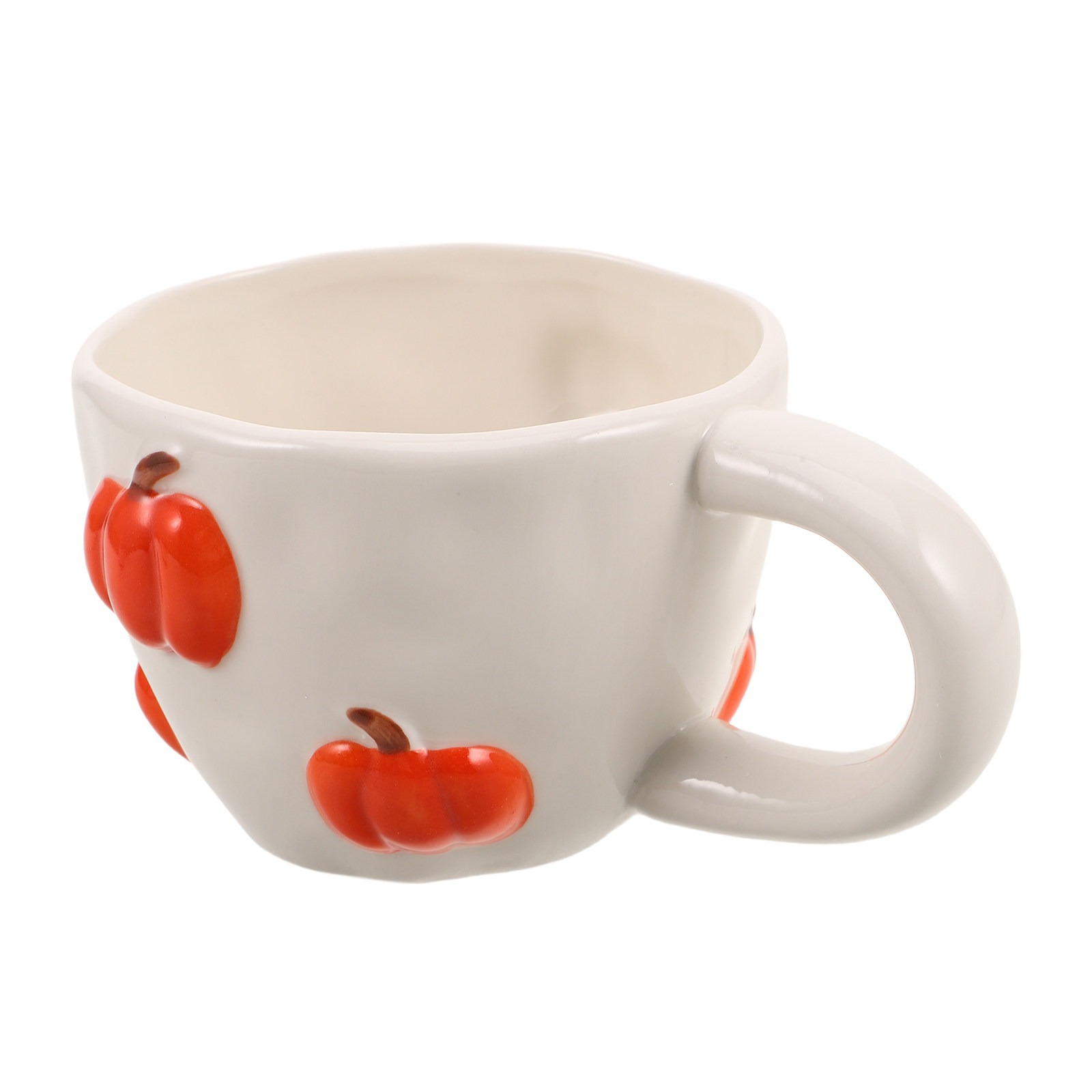 Morning Tea Coffee - Keramische Pompoen Koffiemok 400ml Unieke Handgevormde
