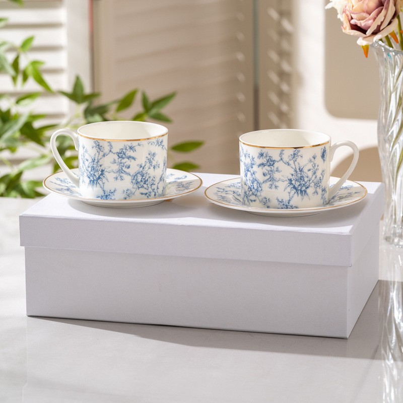 Coffee Tea Friends - Nieuwe Europese Bone China Koffiekop en