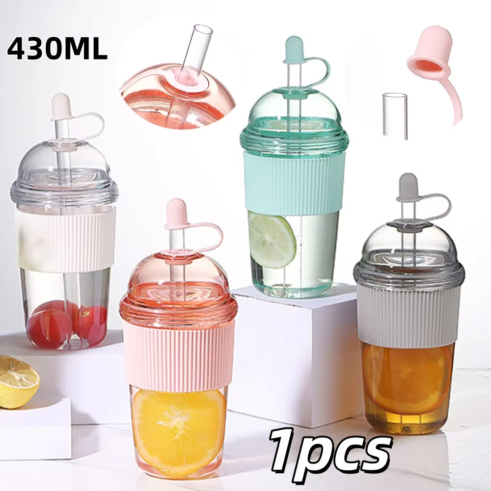 1pc 430ml Draagbare Flip Strob - Coffee Jelly Tea recensie en prijs