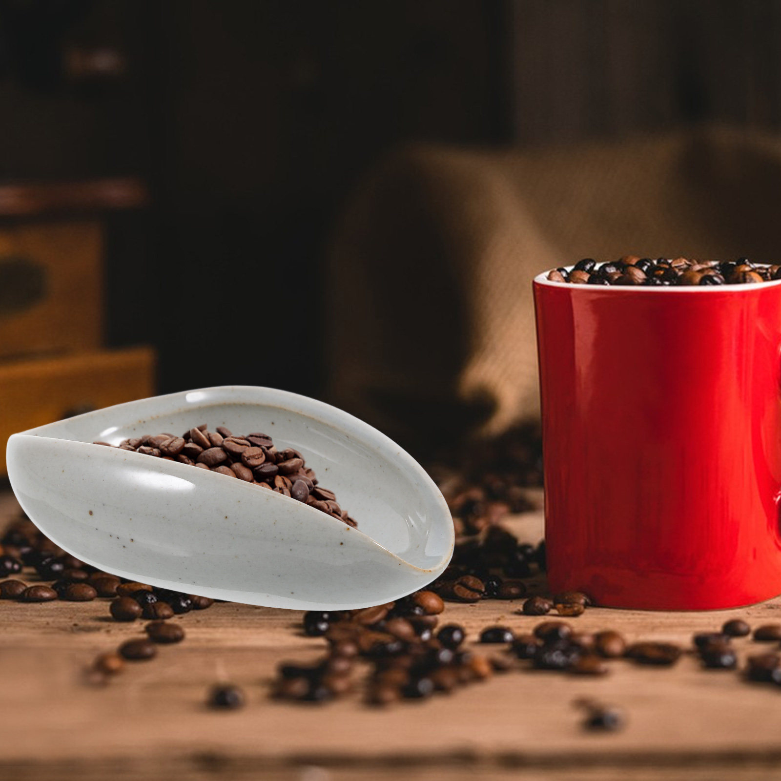 Keramische koffiebonen-doseerb - Coffee Tea Leaf recensie en prijs