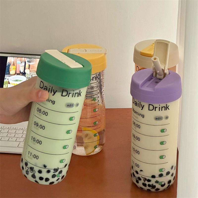 Glazen Waterfles Met Time Mark - Coffee Tea Equipment recensie en prijs