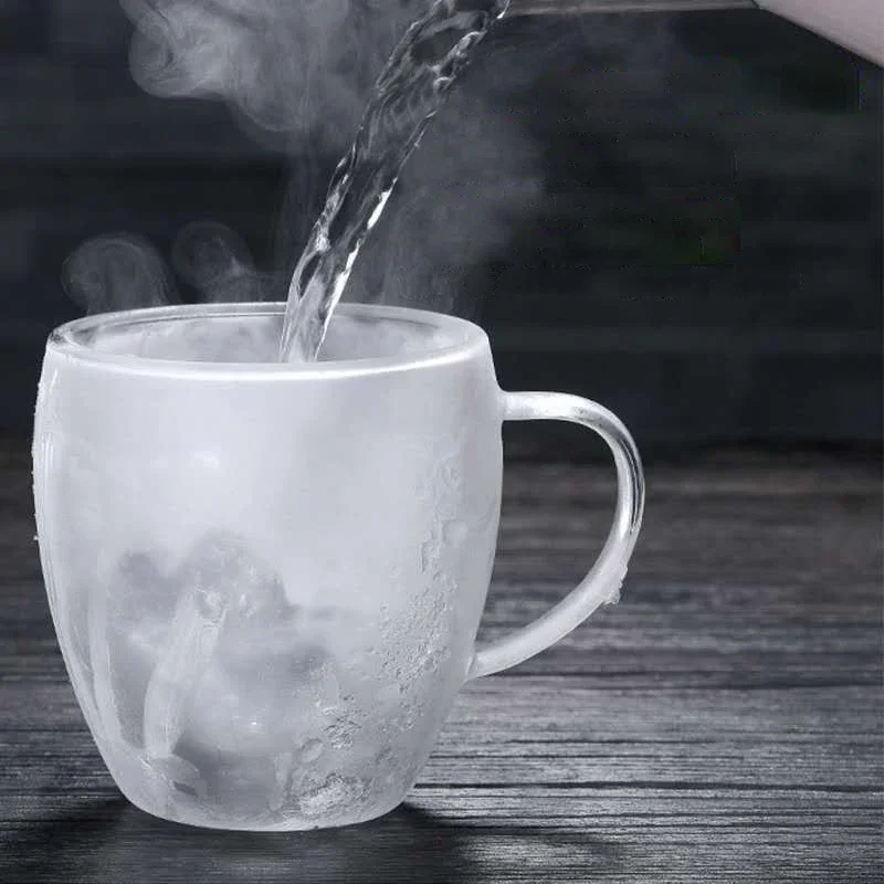 Dubbelwandige glazen koffiebek - Coffee Tea Vodka recensie en prijs