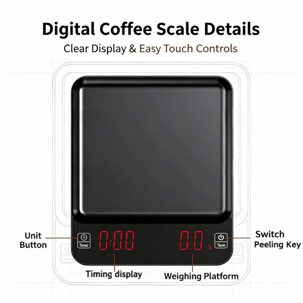 3kg/0.1g Hoge Precisie Digital - Coffee & Tea Restaurant recensie en prijs