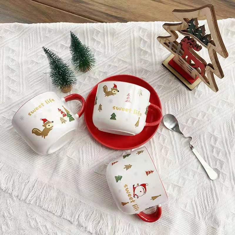 Creatieve Leuke Cartoon Kerst  - Coffee Tea Friends recensie en prijs