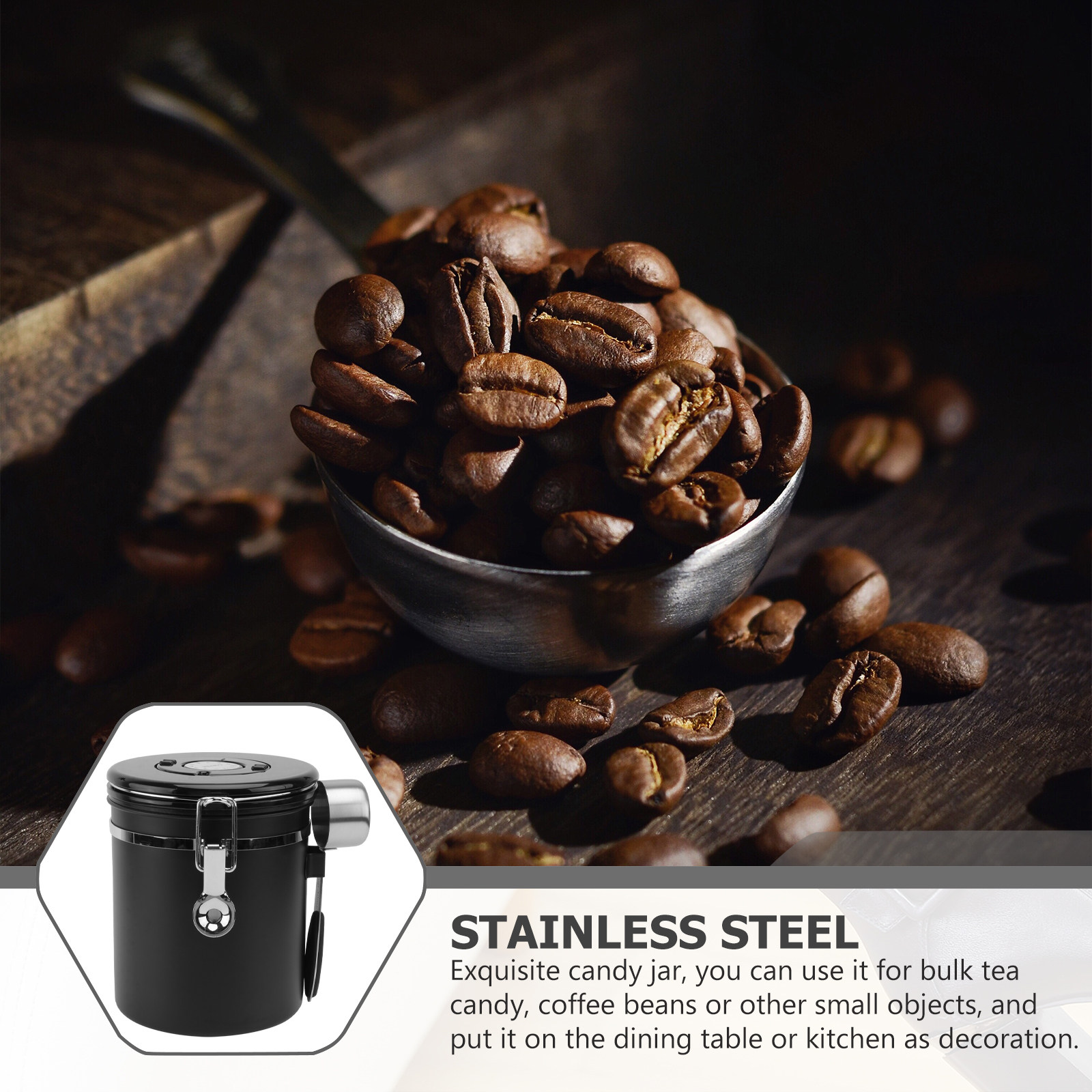 1 stuks premium roestvrijstale - Coffee Tea Bean recensie en prijs