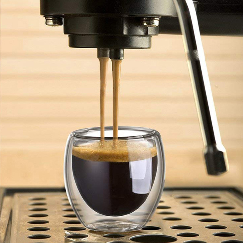 Dubbelwandige glazen koffiemok - Tea And Coffee Kettle recensie en prijs