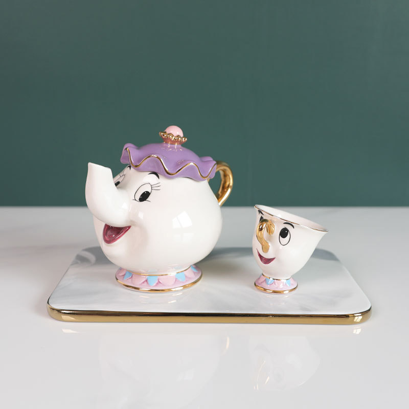 Hete theepot cartoon Belle en  - Coffee Tea Mix recensie en prijs