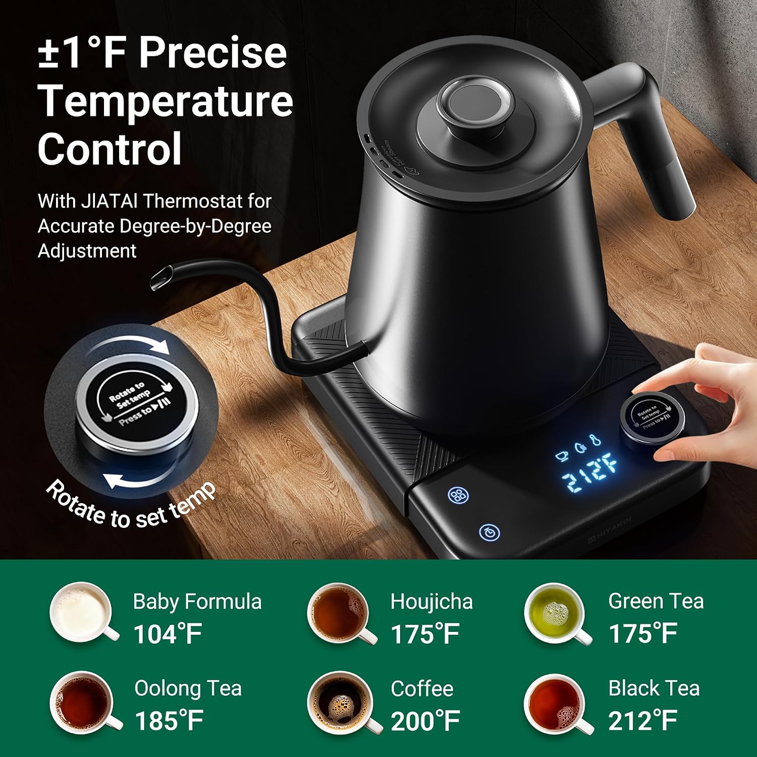 Elektrische waterkoker met zwa - Tea And Coffee Kettle recensie en prijs
