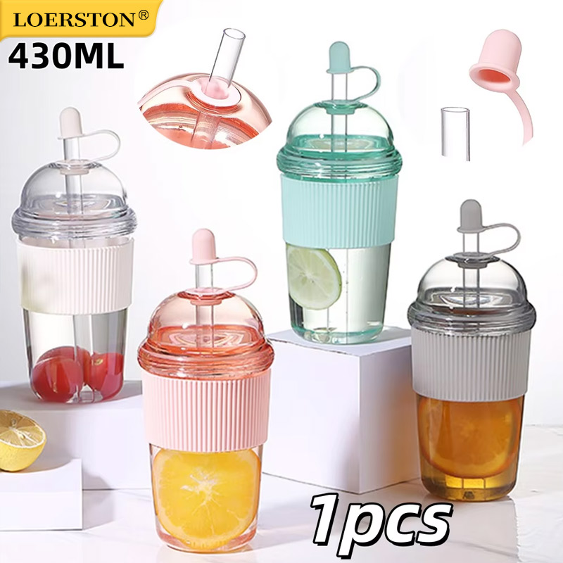 1pc 430ml Draagbare Flip Strob - Coffee Jelly Tea recensie en prijs