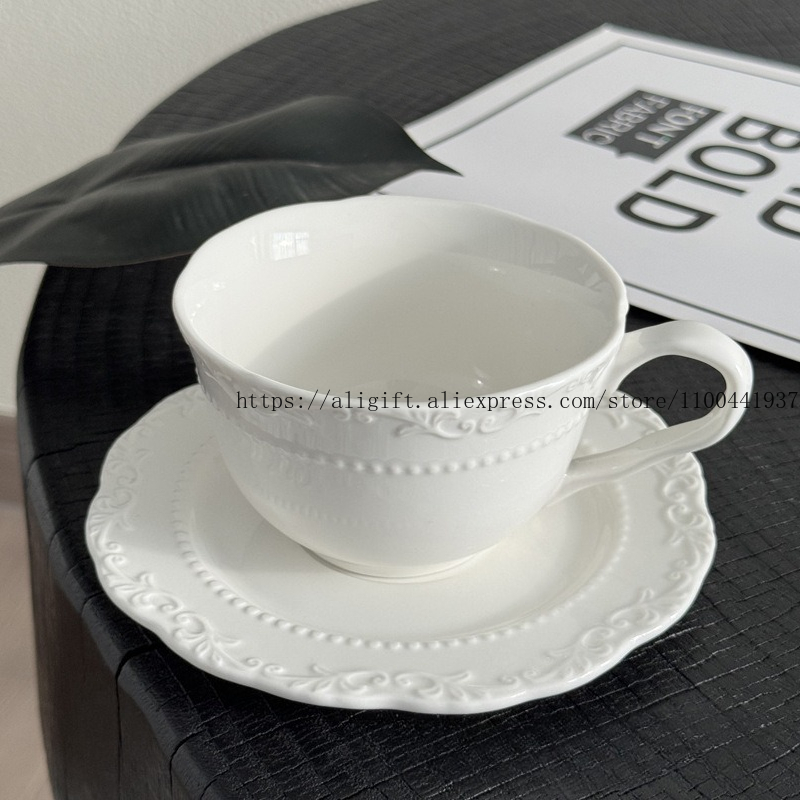 Franse lichte luxe reliëf bloe - Coffee Tea Mix recensie en prijs