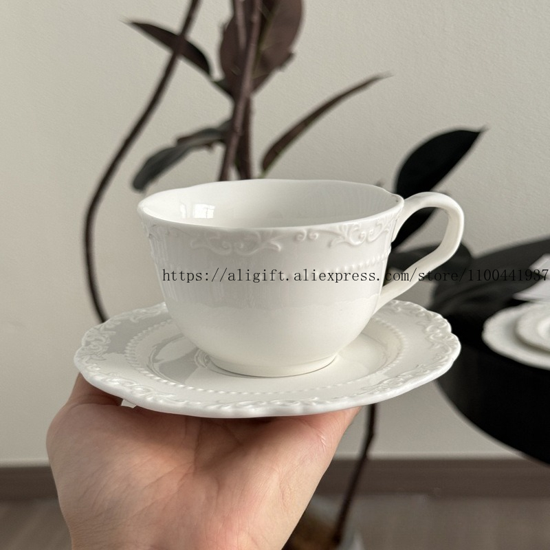 Franse lichte luxe reliëf bloe - Coffee Tea Mix recensie en prijs