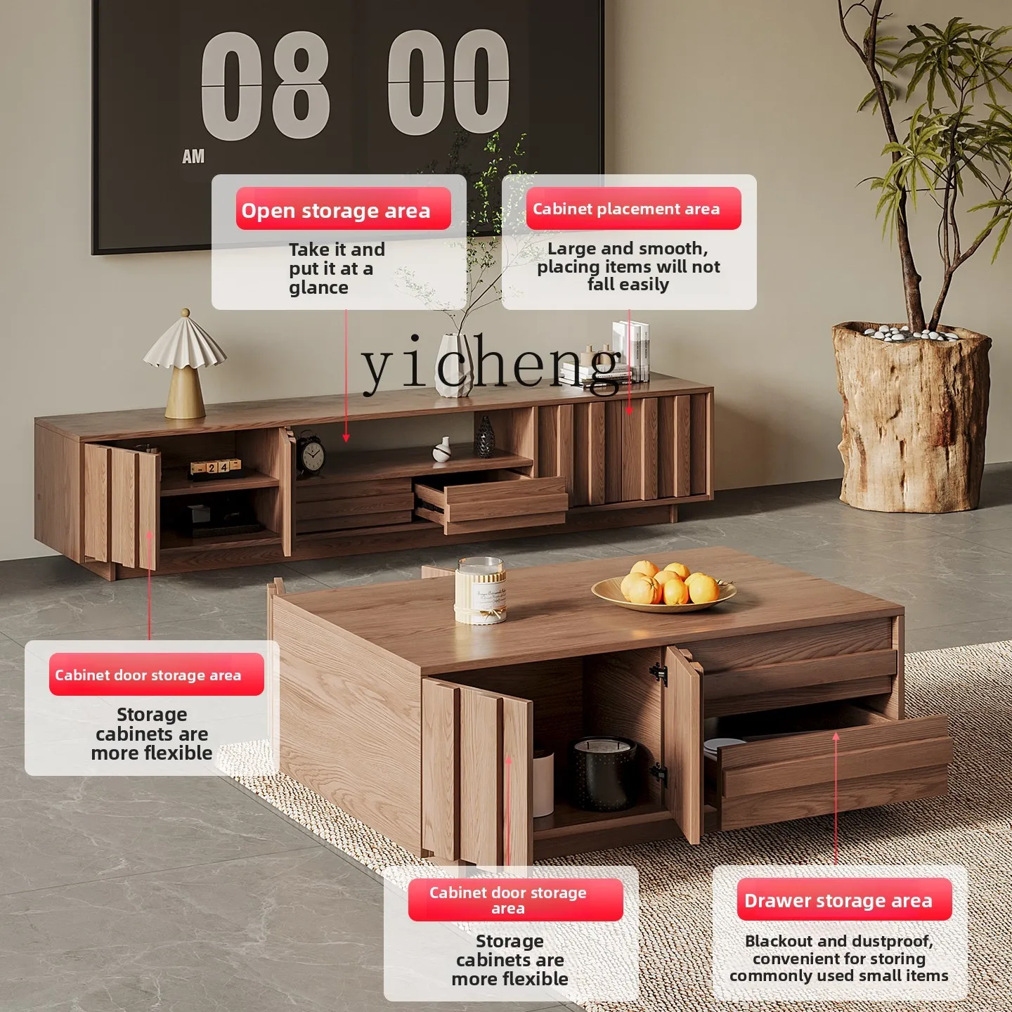 GZ massief houten tv-kast opbe - Coffee & Tea Restaurant recensie en prijs