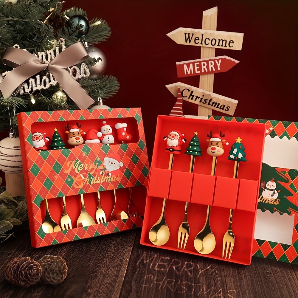 1Set Creatieve Kerst Bestekset - Coffee Tea And Sugar Canister Set recensie en prijs